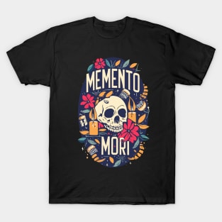 Skull and Roses Memento Mori T-Shirt